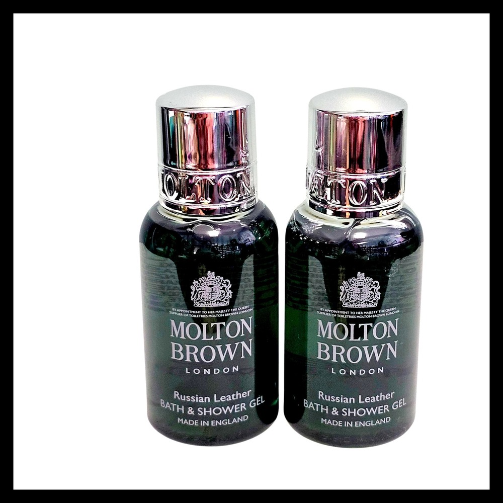 Molton Brown London Russian Leather Bath & Shower Gel 1 fl oz Travel‎ Size